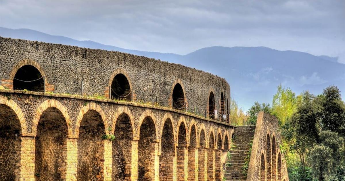 Ruins of Pompeii, the Amphitheater 		Source: Leonid Andronov / Adobe Stock