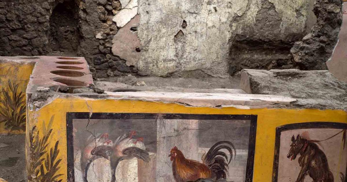 A place that sold street food, buried beneath volcanic debris for almost 2000 years, is to reopen in Pompeii, Italy next Easter. The Pompeii food stall is an amazing discovery for so many reasons. 