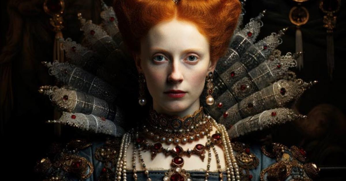 Portrait of the royal Queen Elizabeth I. AI generated image. Source: AS Photo Family/Adobe Stock