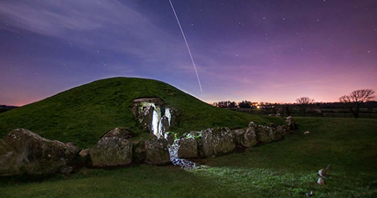 The 5000-year-old burial chamber at Bryn Celli Ddu on Anglesey 