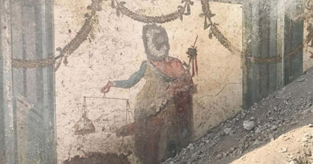 Painting of Priapus found at Pompeii. 