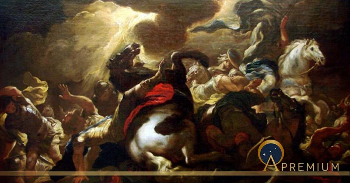 La conversion de Saint Paul by Luca Giordano (1690), Museum of Fine Arts of Nancy. (Public Domain)