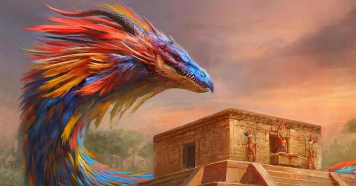 Quetzalcoatl, detail. Source: Manzanedo/Deviant Art