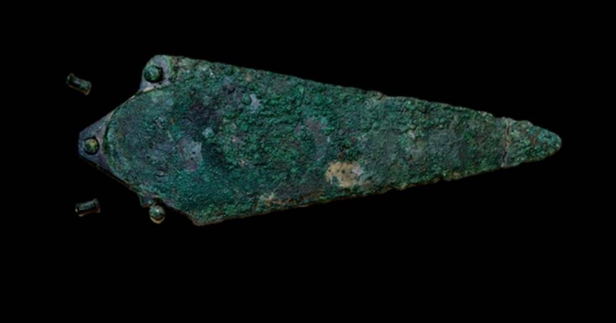 The Racton Dagger, the earliest dated bronze object ever found in Britain