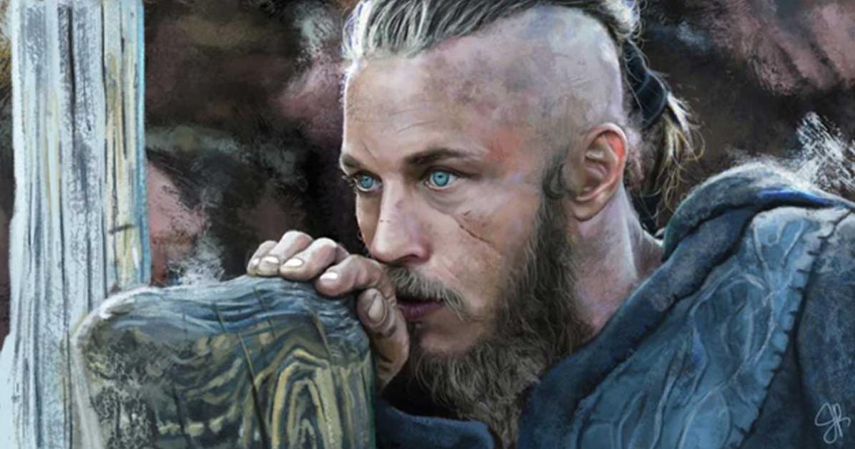 Artist’s representation of Ragnar Lothbrok.