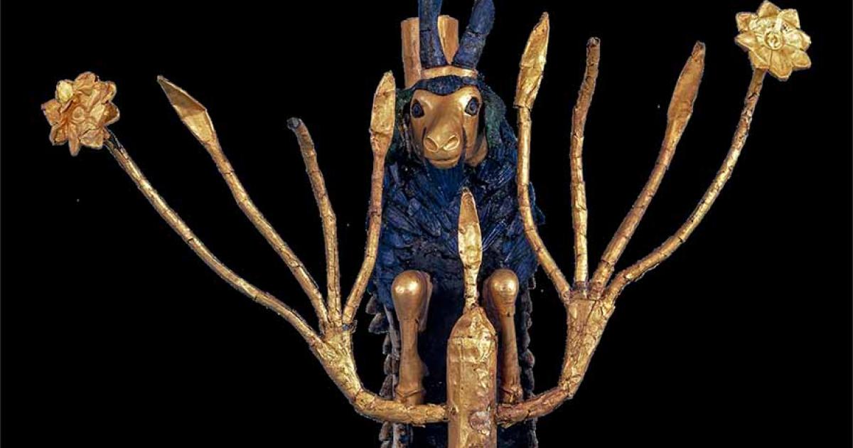 One of the Ram in a Thicket statues. Source: British Museum / CC BY-NC-SA 4.0