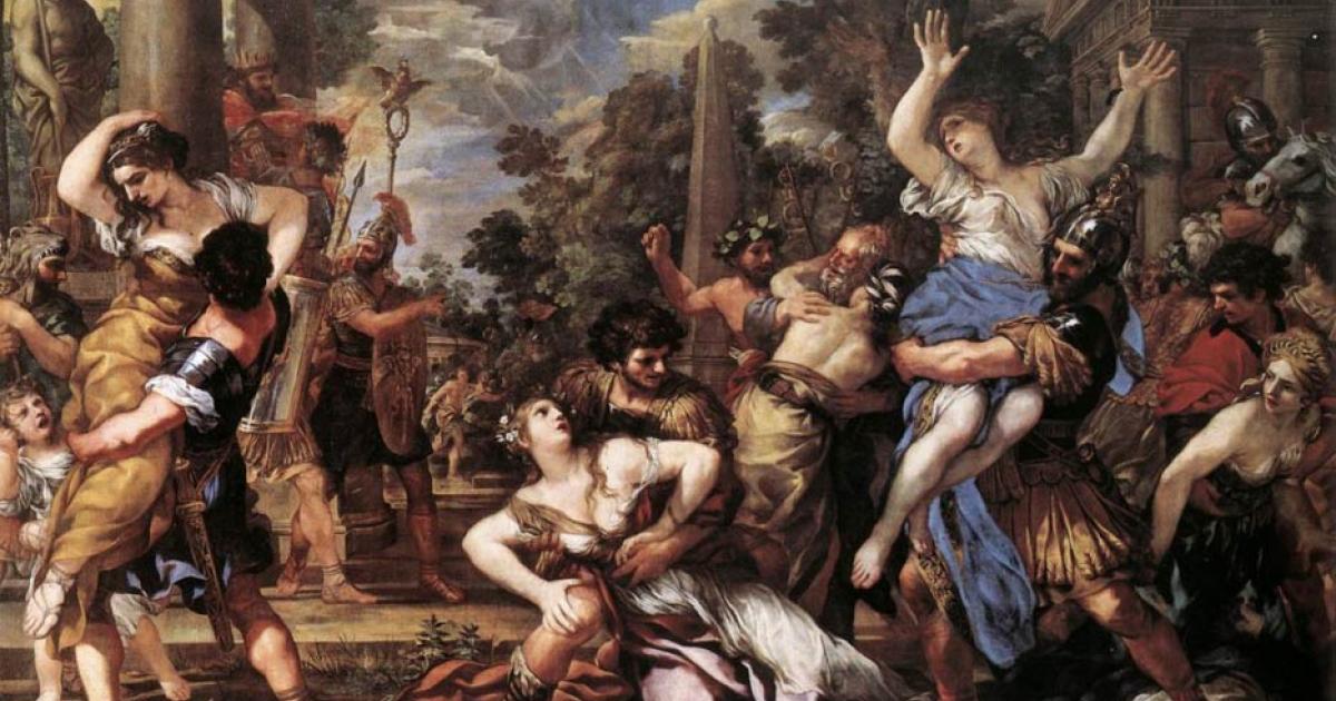 The Rape of the Sabine Women by Pietro da Cortona