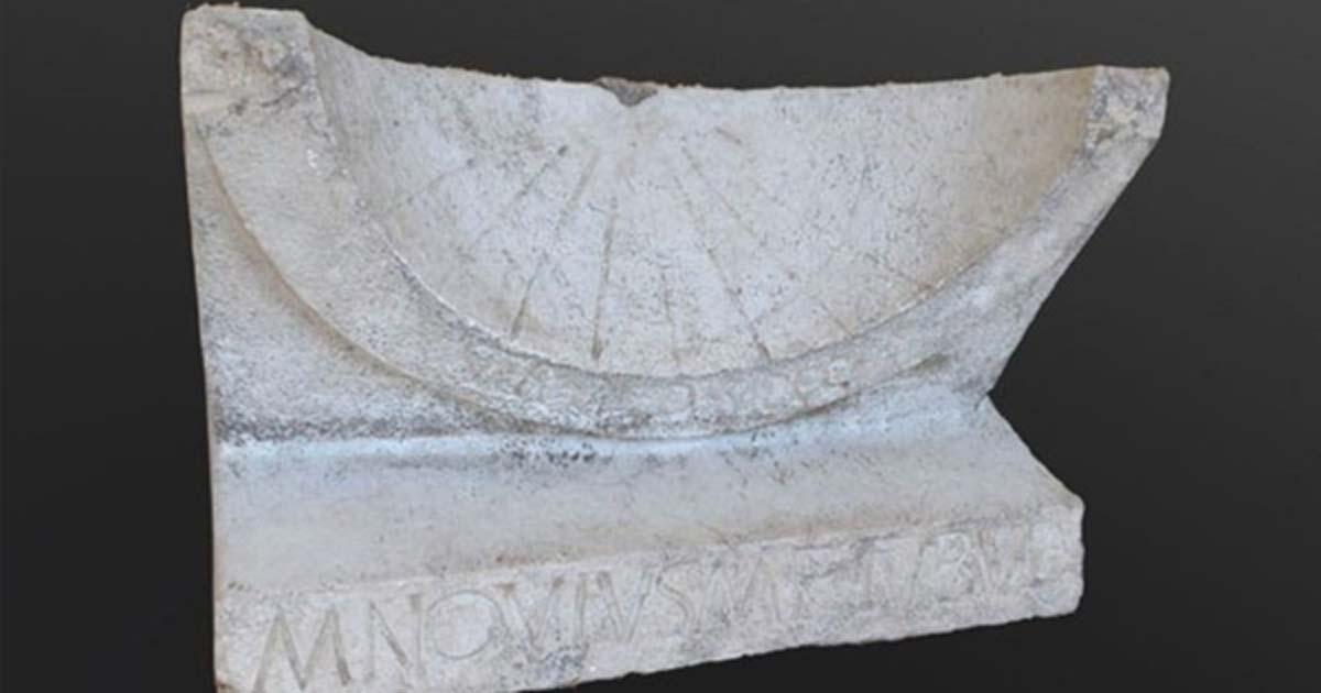 Archaeologists Uncover Rare 2,000-year-old Roman Sundial and it Tells ...