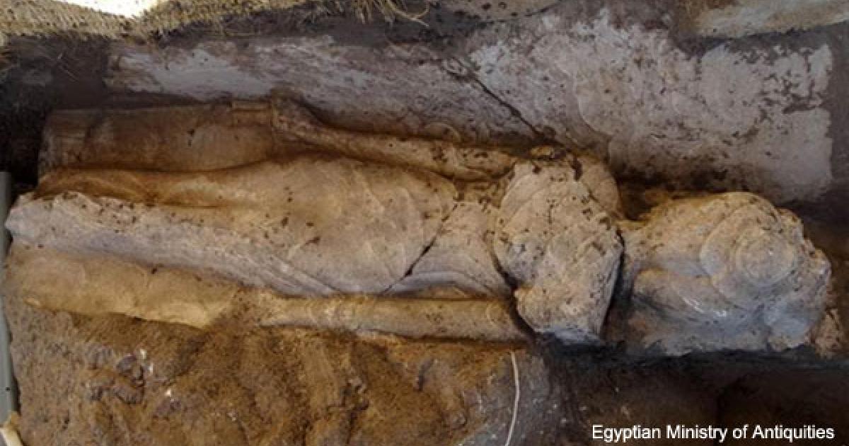 Rare Egyptian princess statue found guarding a Luxor temple