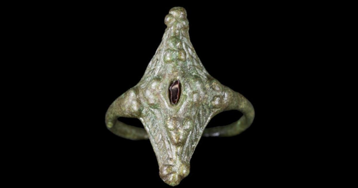 The Pictish ring photographed by National Museums Scotland