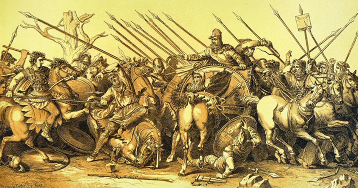 1893 Reconstruction of the Alexander Mosaic.