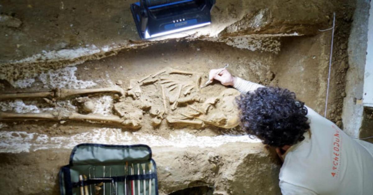 Skeletons in the cellar in Corbeil-Essonnes