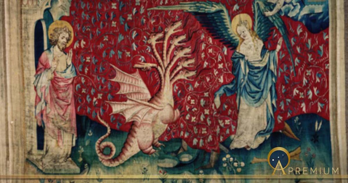 The Woman Clothed in the Sun. The Tapestries of the Apocalypse (Château d’Angers) by Nicolas Bataille and Robert Poinçon (1375 and 1382) (PMRMaeyaert/ CC BY-SA 4.0)