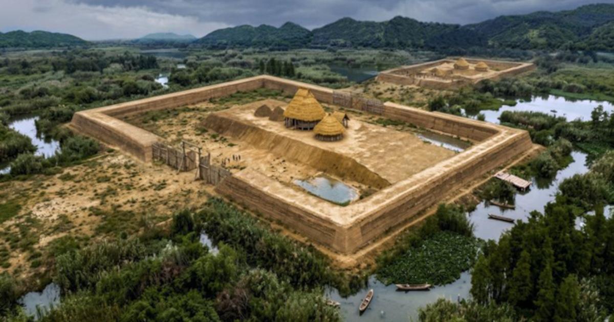 A reconstruction of the Fanshan ritual platform.