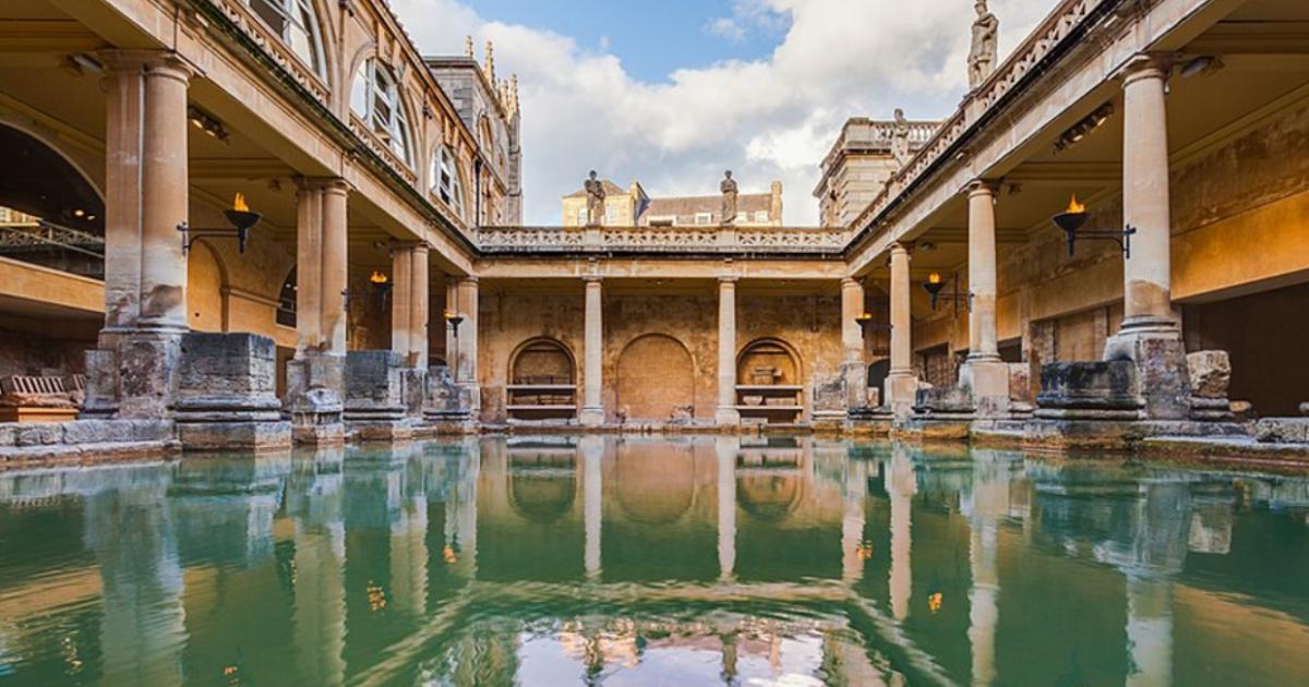 Roman Baths in Bath, England.