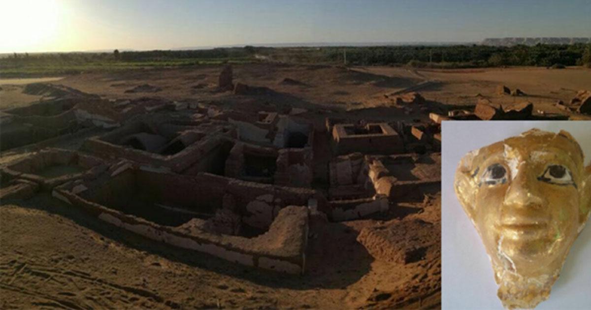 The five Roman tombs found at the Beir Al-Shaghala site in the Dakhla Oasis of Egypt's Western Desert.