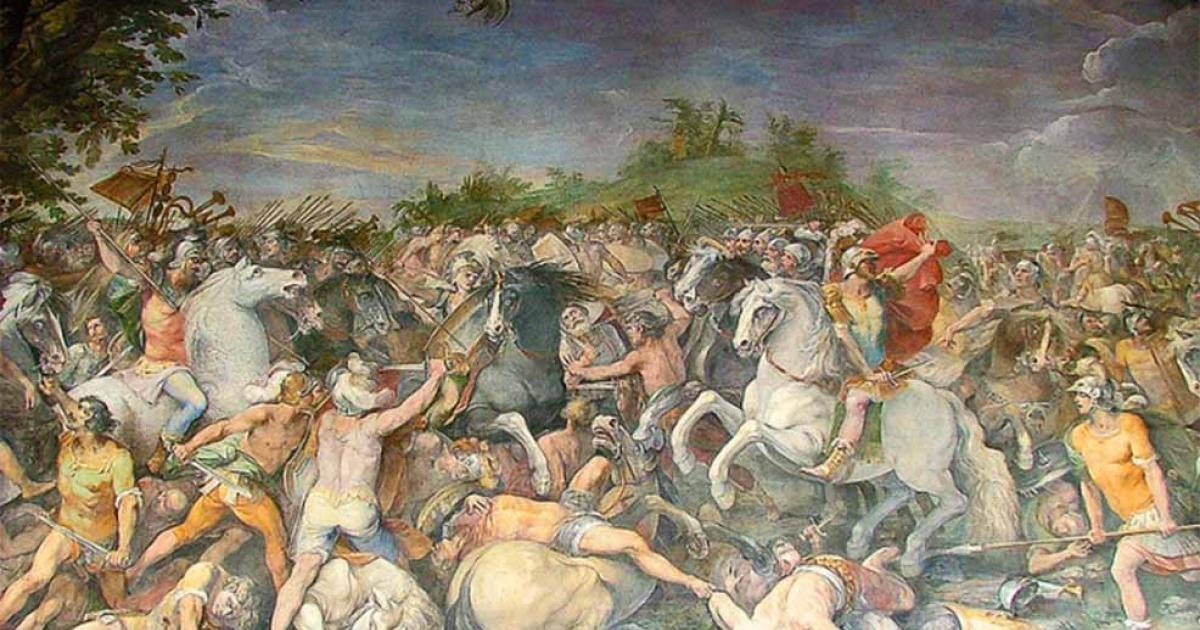 In 477 BC, the Battle of the Cremera was fought between the Roman Republic and Veii, leading to the loss of Roman control over the river Cremera. This allowed Veientes to penetrate deeper into Roman territory.	Source: Frans Vandewalle / CC BY-SA 2.0