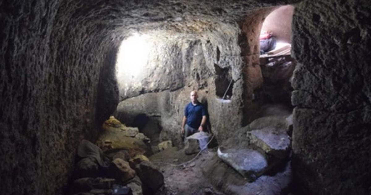 Roman-era stables discovered in the Galilean village of Eilabun, Israel.
