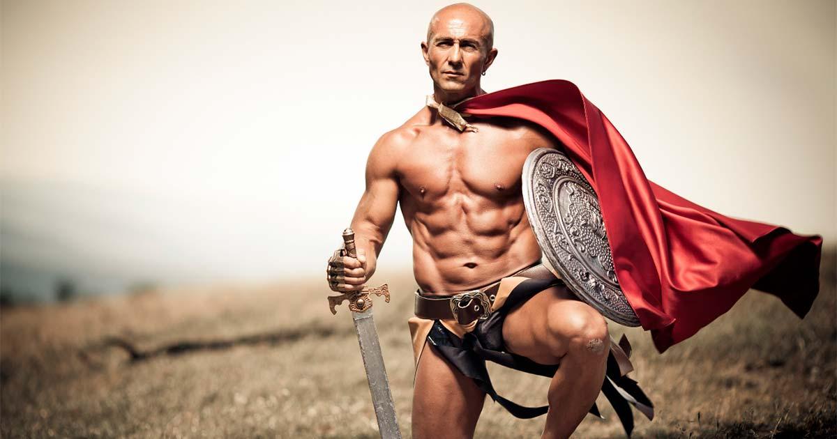 Roman soldier with hairless body, now found to be achieved using tweezers. Source: Gabi Moisa/Adobe Stock