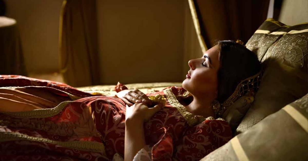 Royal queen in her bedchamber. Source: Anneke / Adobe Stock.