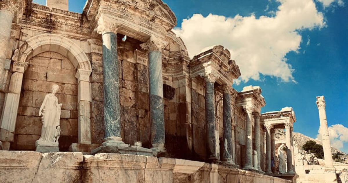 The ancient site of Sagalassos in Turkey.