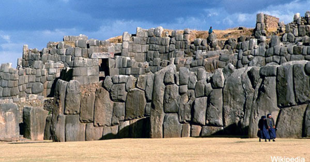 The megalithic stone walls of Saksaywaman