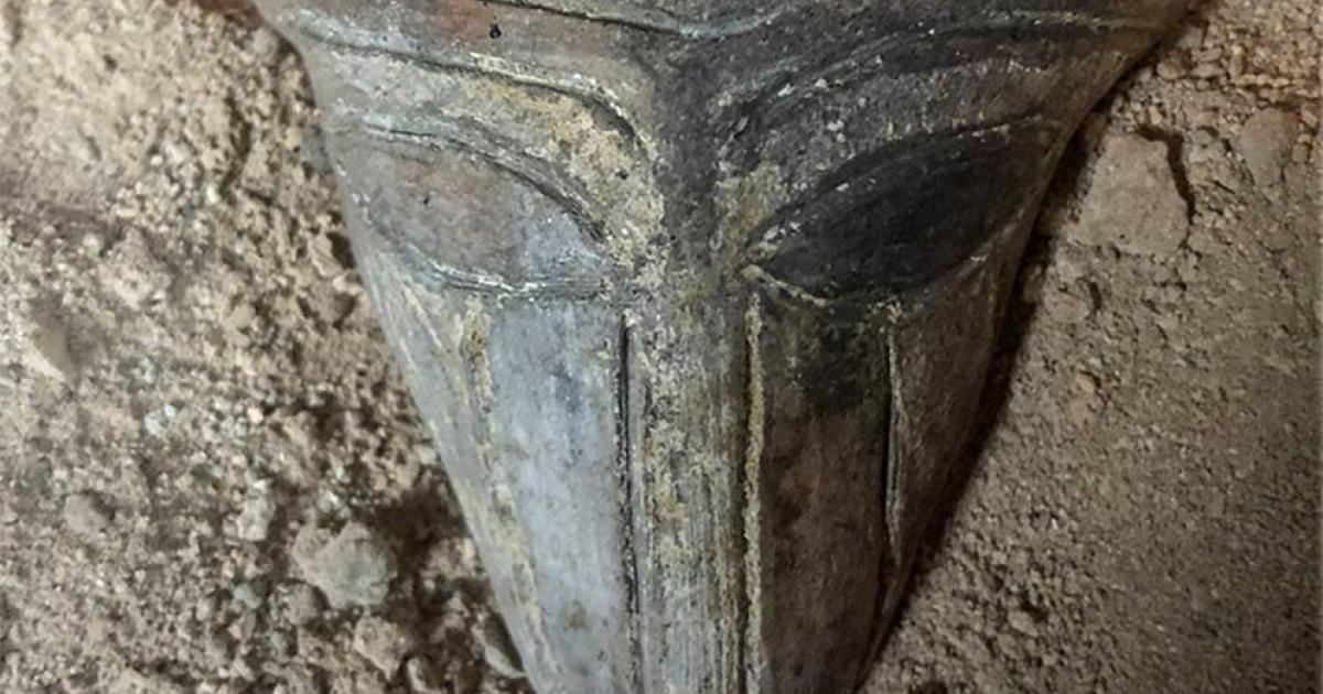 Prof. Vasil Nikolov and his team of archaeologists at the Provadia-Saltworks found the ceramic artifact, believed to be a salt god, while excavating the bottom of a salt evaporation pool. Source: Provadia-Solnitsata