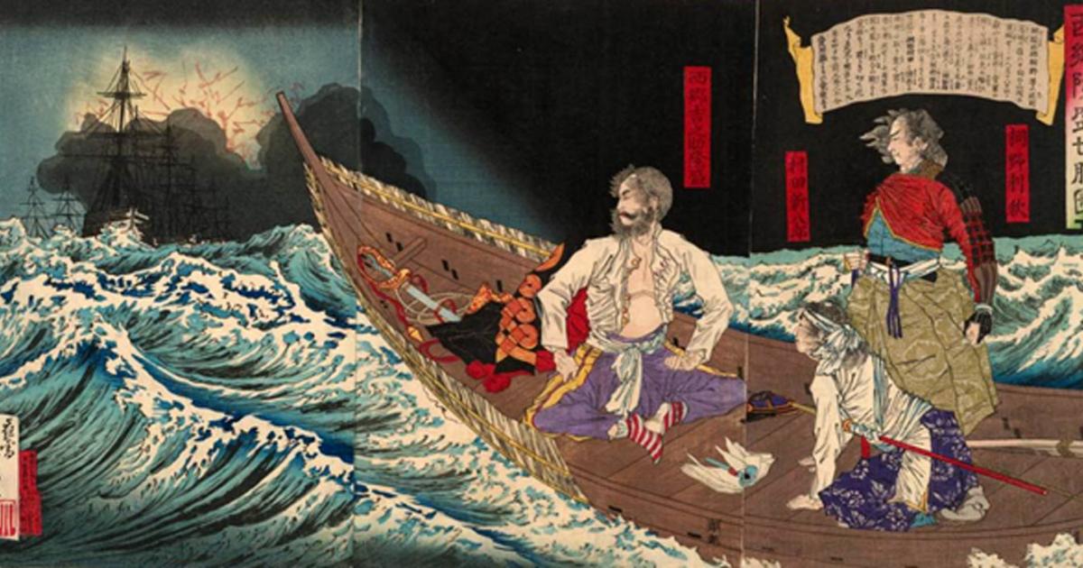 A Samurai Preparing for Seppuku