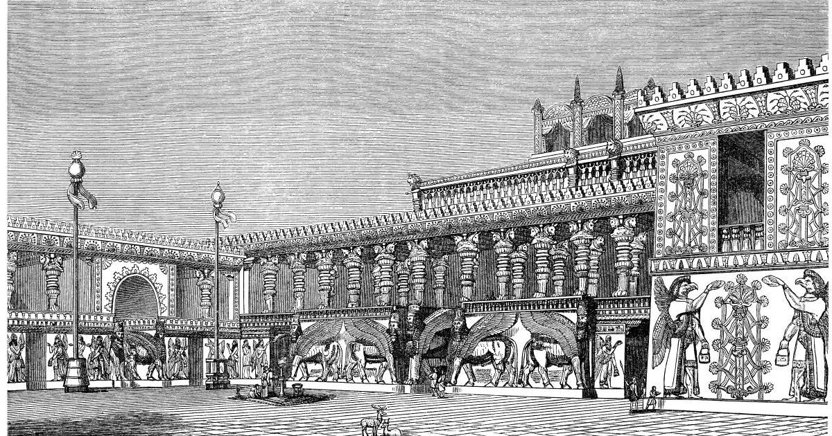Sargon's Royal Palace at Khorsabad 