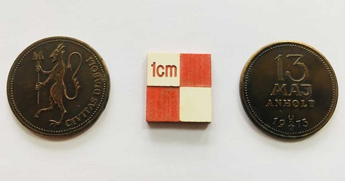 The ‘devil coins’ were found when stalls were removed for restoration work in the abbey.