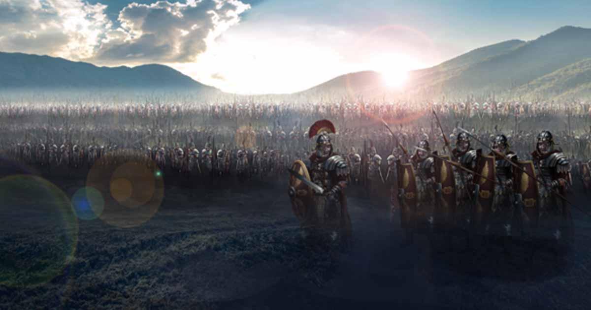 Roman legions at the last battle in the Second Punic War. 	Source: vukkostic/Adobe Stock