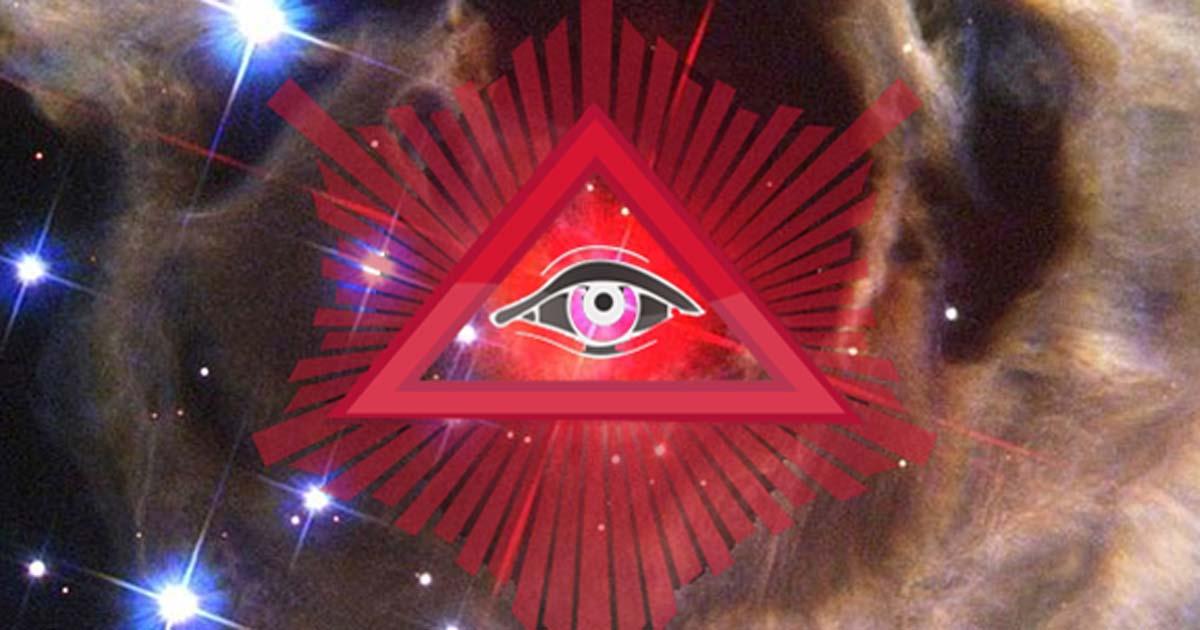 Luminous red nova star - V838 Monocerotis, courtesy NASA, STScI, ESA  (Public Domain); Eye of Providence (Public Domain); Deriv.