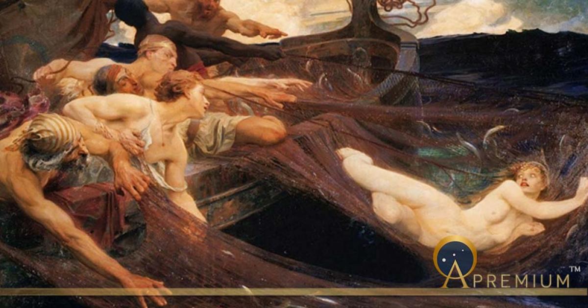 The Sea Maiden  by Herbert James Draper (1894)