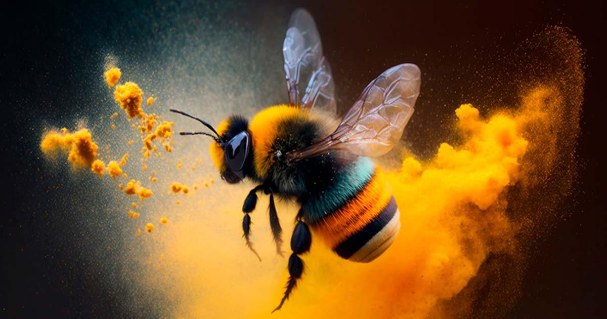 New research has concluded that it was bees, and not Neanderthals, who left pollen within Shanidar Cave in Iraq. Source: ink drop / Adobe Stock