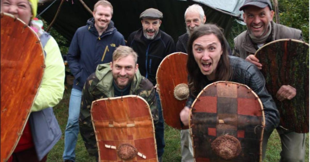 Shield recreation team.			Source:   © 2024 The Trustees of the British Museum