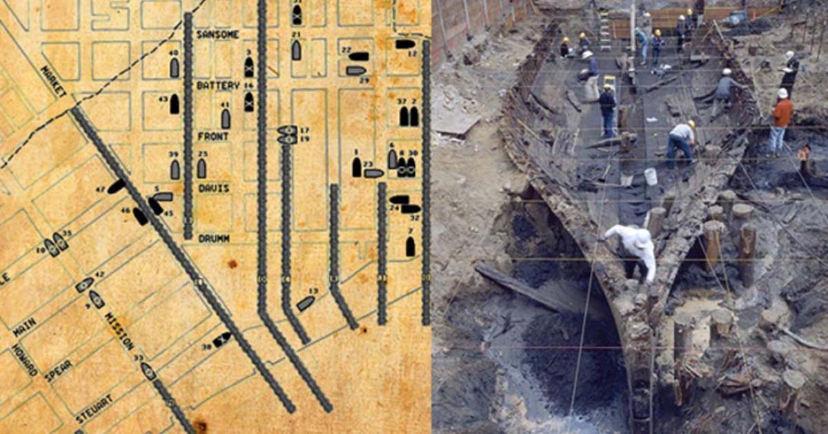 The Ghost Ships of San Francisco: Dozens of Wrecks Buried Beneath City Streets