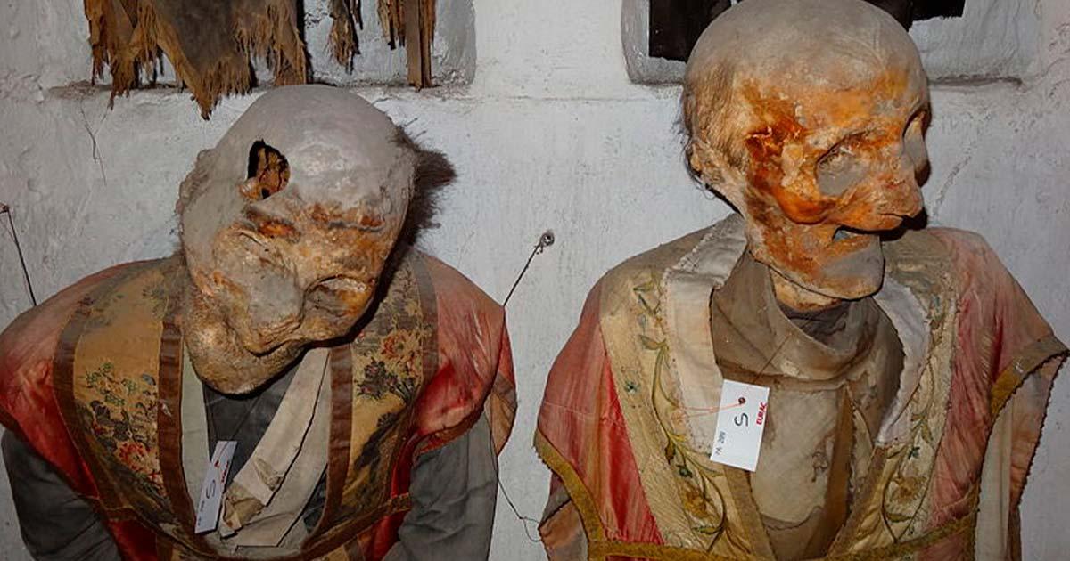 Palermo mummies.  Source: Habanero666 / CC by SA 3.0.
