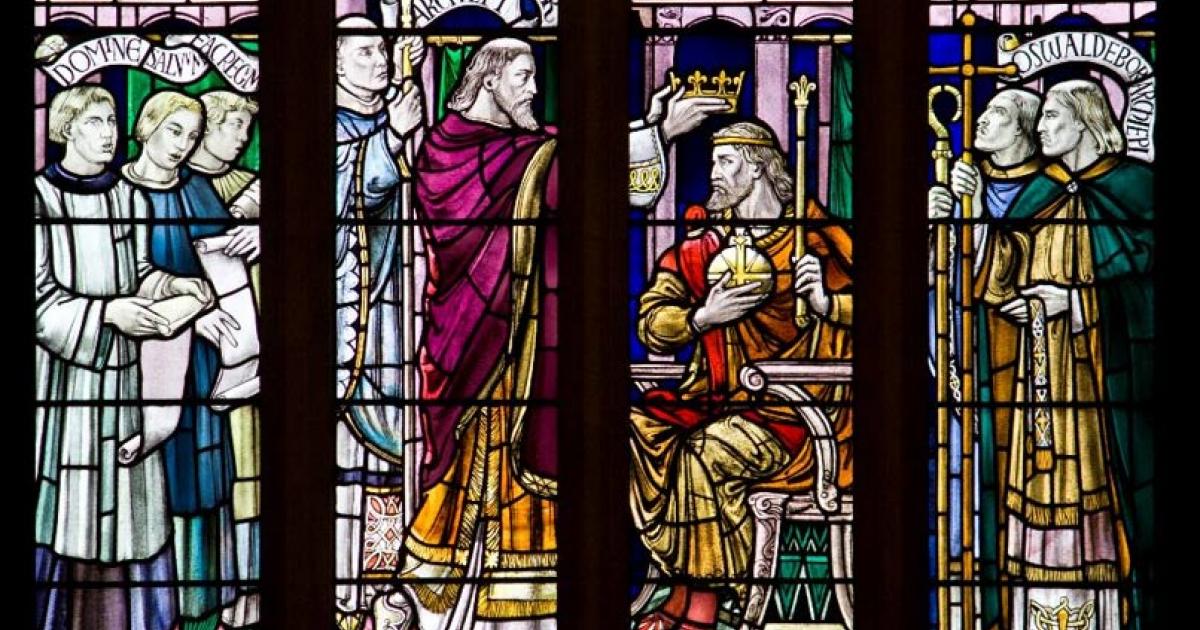 St Dunstan crowns King Edgar
