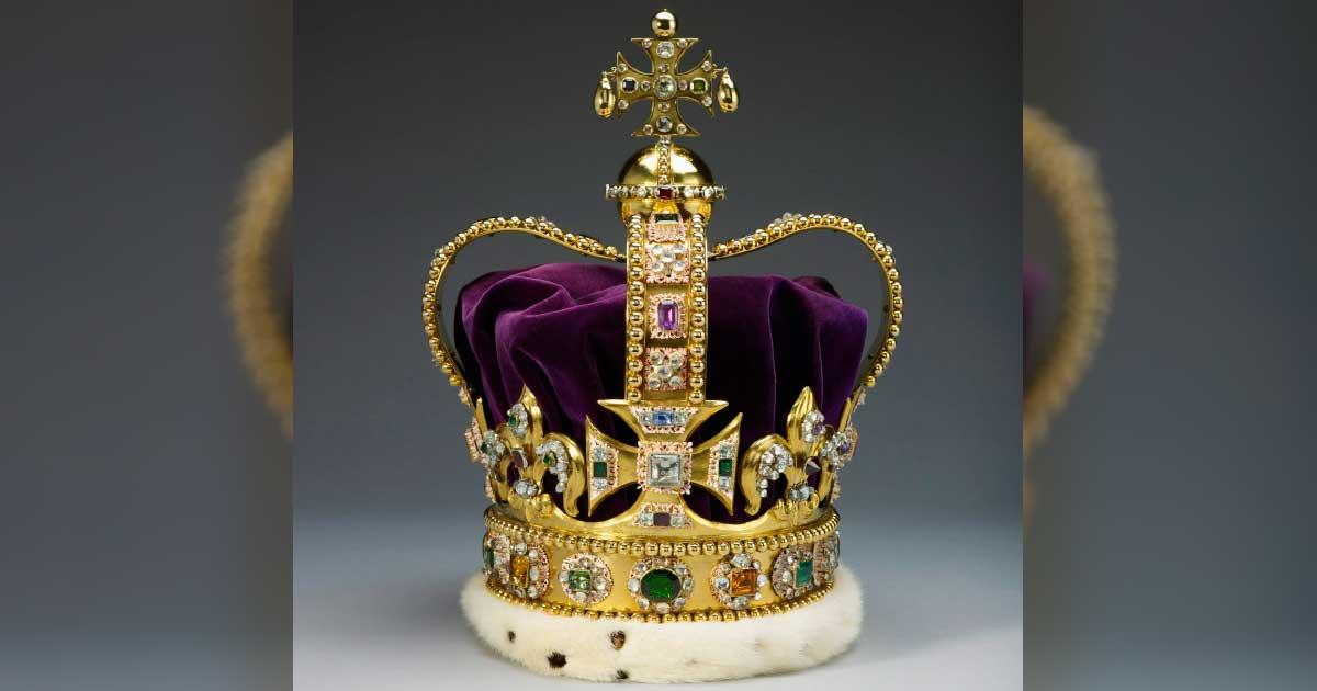 St. Edward's Crown, the centrepiece of the Crown Jewels of the United Kingdom. Credit: The Royal Collection Trust