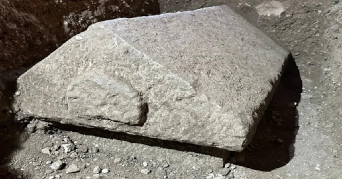 Sarcophagus discovered near the original burial place of Saint Nicholas at the Church of St. Nicholas.