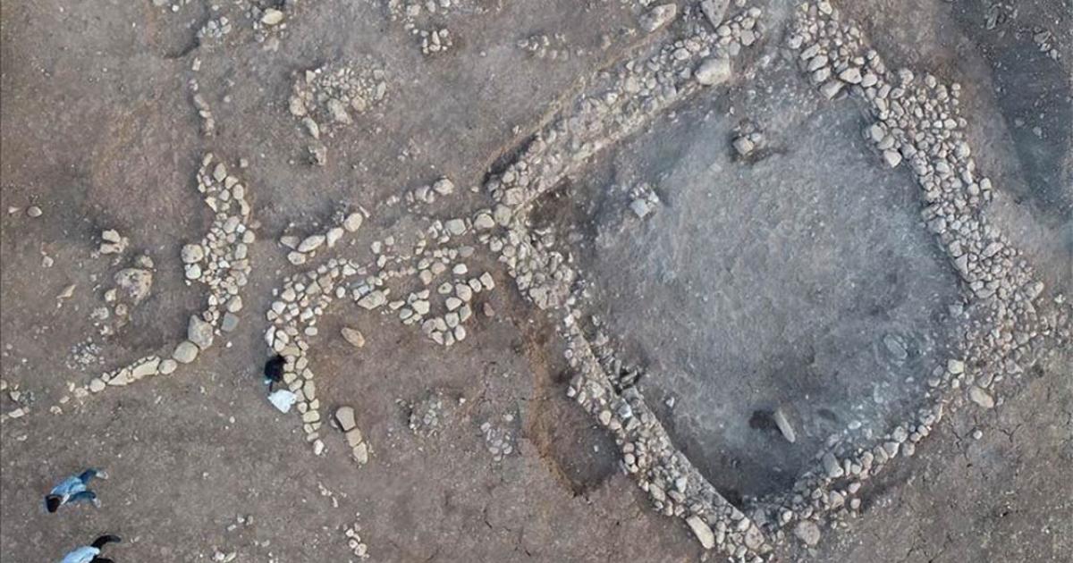 The Stone Age rock tombs recently found at the Kizilkoyun Necropolis area not far from Göbekli Tepe .            Source: AA News Broadcasting System (HAS)