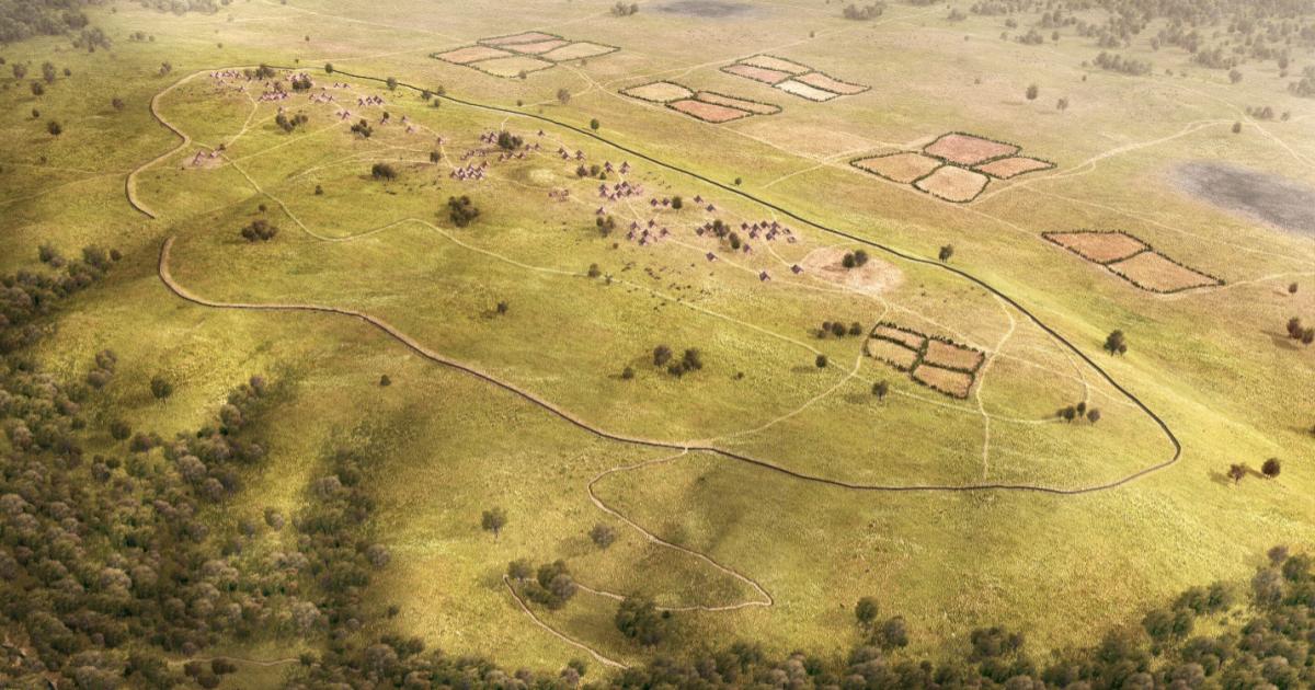 Visualization of the situation around 3700 BC.