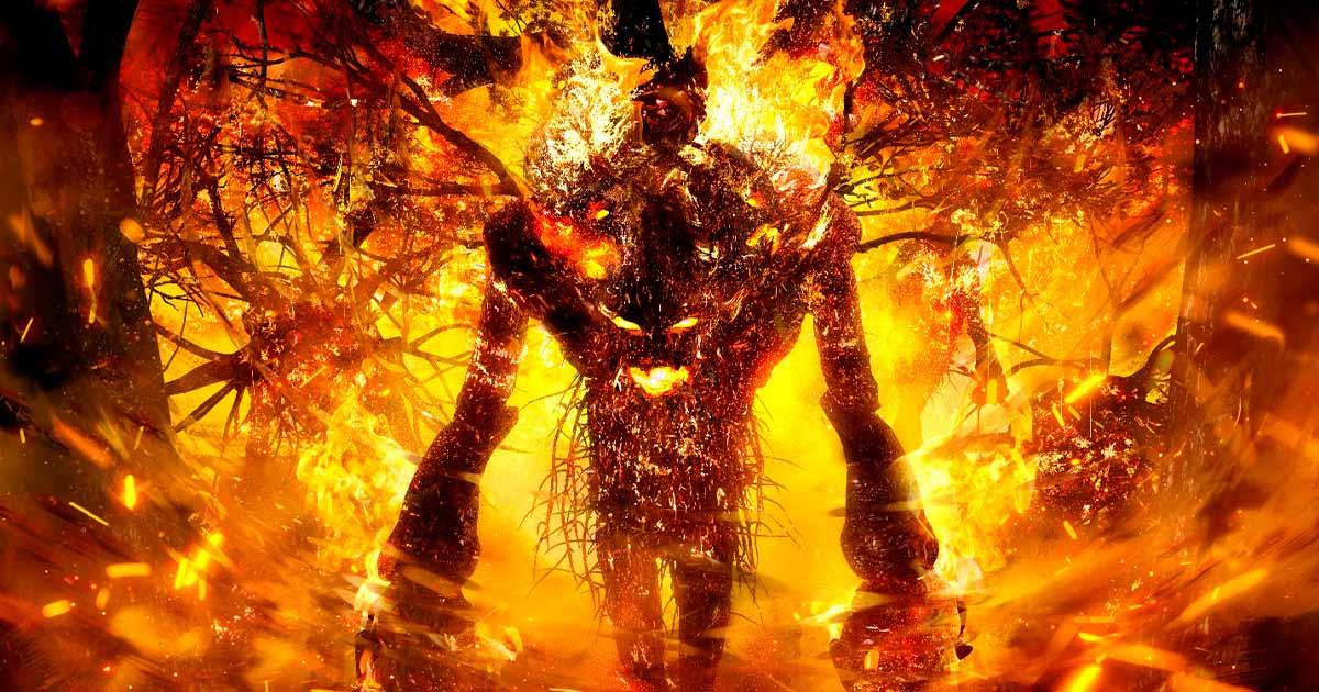 A representation of Jötunn (Giant) Surtr of Norse mythology. Source: warmtail/Adobe Stock