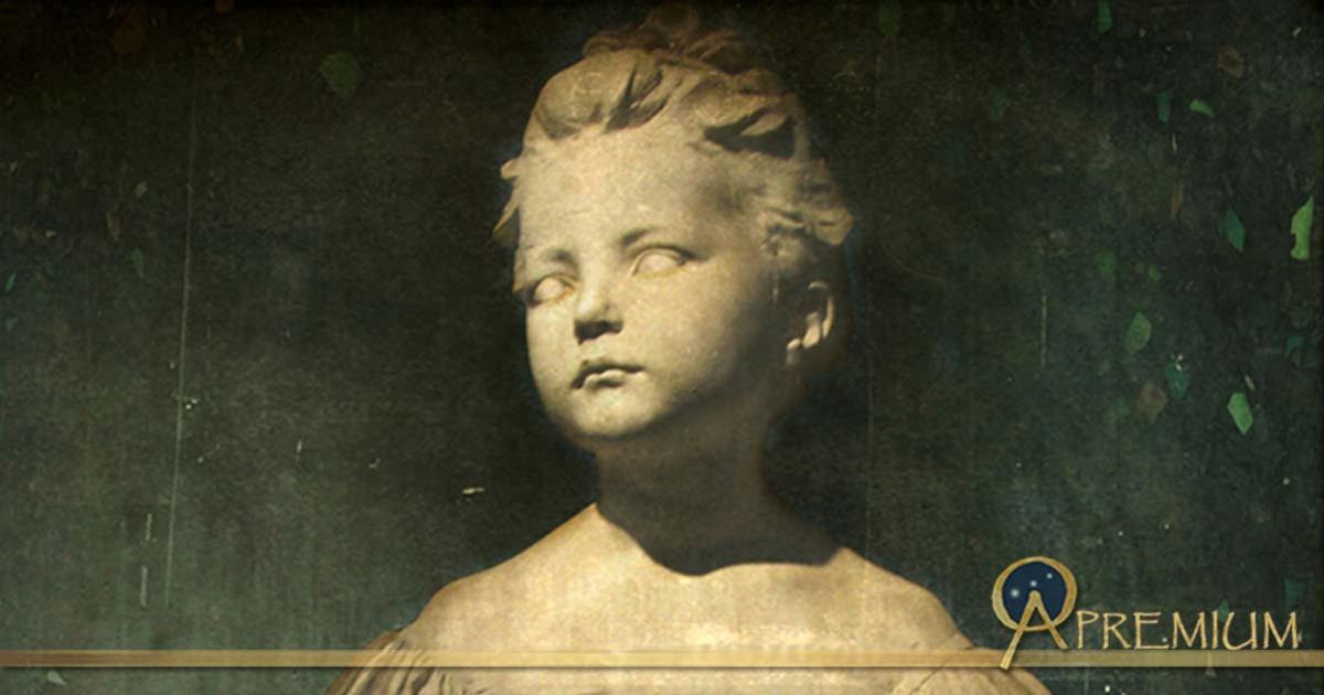 Sculpture of child, deriv.