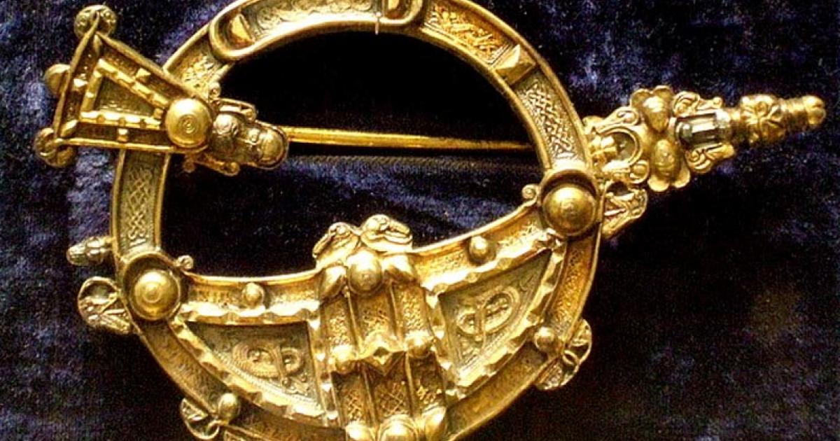 Copy of the 8th century Tara Brooch.