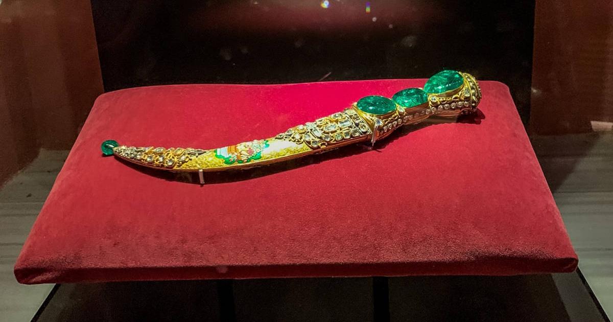 The Topkapi Dagger in Istanbul, Turkey.