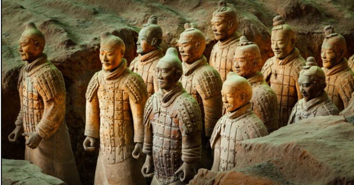 Terracotta Army statues.	Source: Chris/Adobe Stock