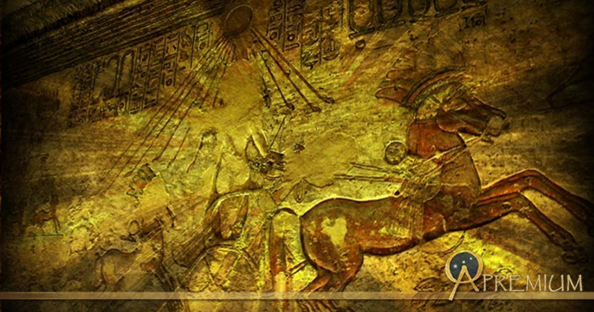 Dark forces conspired in Ancient Egypt. Egyptian relief, design by Anand Balaji.