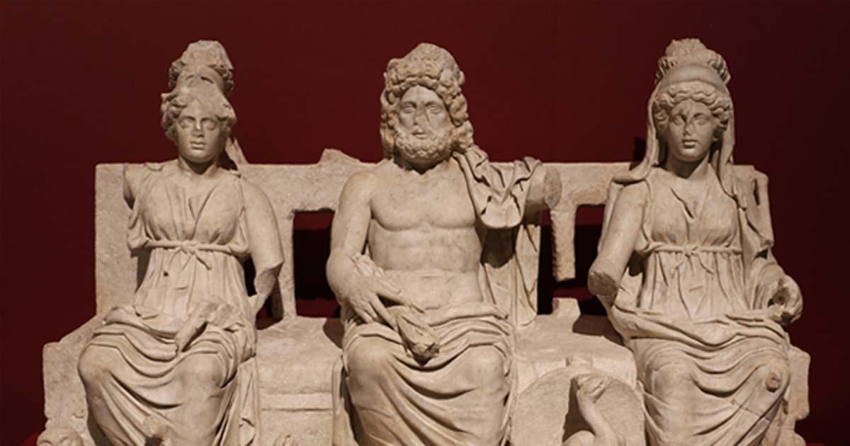 The Capitoline Triad, the Museum of Guidonia.