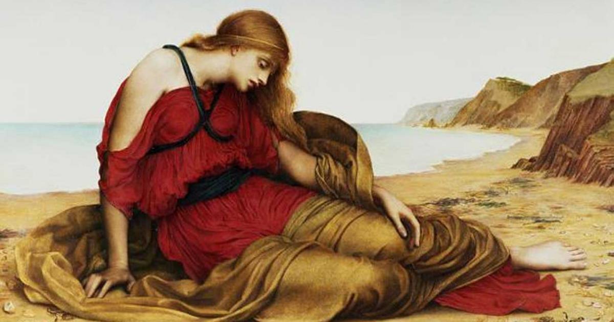 ‘Ariadne in Naxos’ (1877) by Evelyn De Morgan.